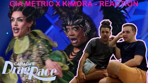 Gia Metric X Kimora Amour Get Down Brazil Reaction Canada S Drag Race Season 2 Youtube