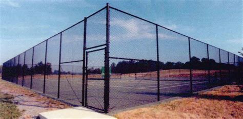 Chain Link Fences For Tennis And Basketball Courts Residential