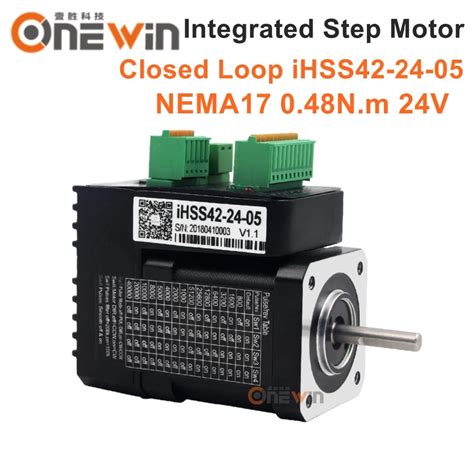 Jmc Nema Integrated Closed Loop Stepper Motor V A Nm Oz