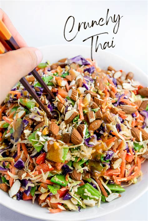 Thai Crunch Salad With Peanut Dressing Artofit