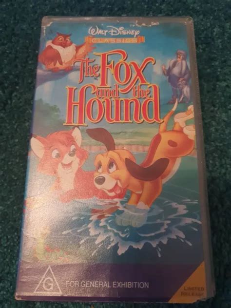 PAL VHS VIDEO Tape Walt Disney Classics The Fox And The Hound 1 52