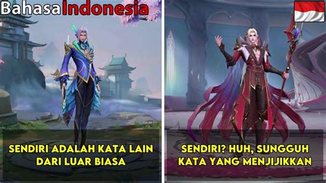 Percakapan Khusus Skin Cecilion Collector Mobile Legend Bahasa