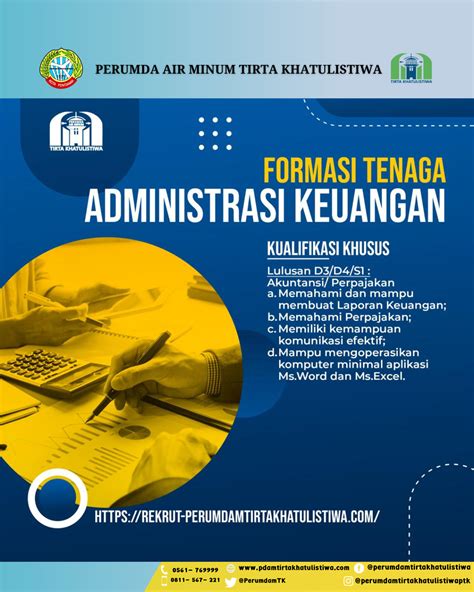 PERUMDA Air Minum Tirta Khatulistiwa Kota Pontianak Rekrutmen