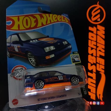 Hot Wheels RETRO RACERS NO 11 BILSTEIN PIAA 87 FORD SIERRA COSWORTH