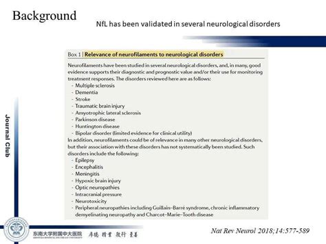 【journal Club】神经丝轻链作为创伤性脑损伤的生物标志物 搜狐大视野 搜狐新闻