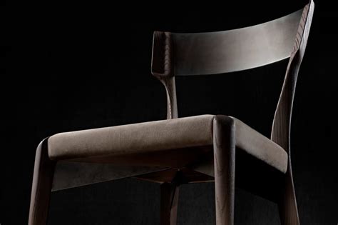 Chair Va Wooden Chair With Leather Covered Seat By Henge Design