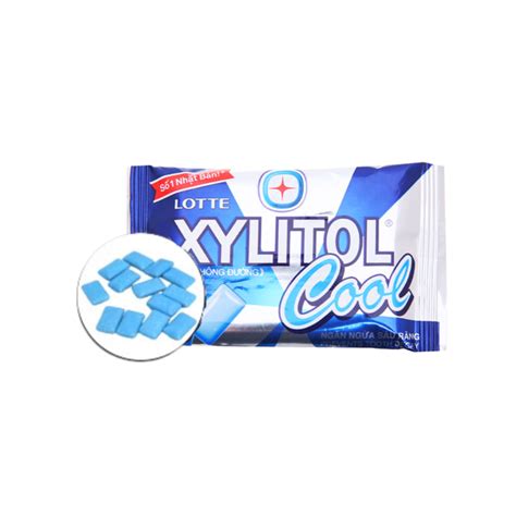 Kẹo gum Xylitol Lotte không đường Cool 11,6G (I0016362) – FARMERS MARKET