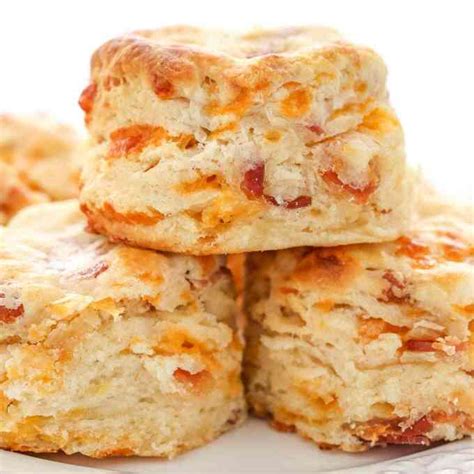 Bacon Cheddar Biscuits Live Well Bake Often