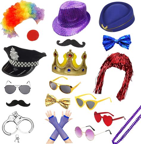 Heytop 21 Pcs Funny Party Photo Booth Props Set For Adults