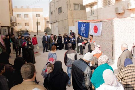 Un Migration Agency Japan Help 1 500 Syrian Families Survive Iom Regional Office For Middle