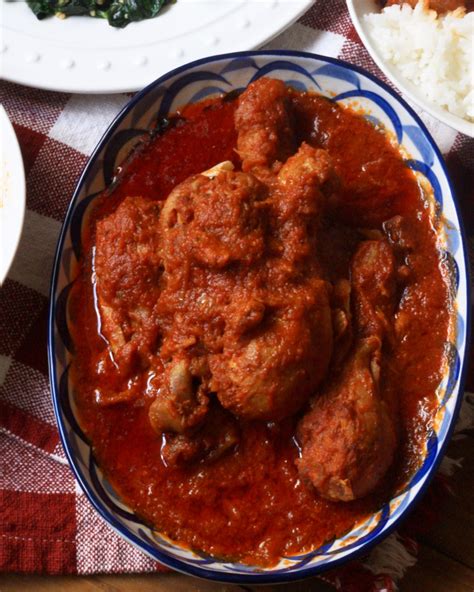 Nigerian Chicken Stew Red Tomato Stew Evs Eats