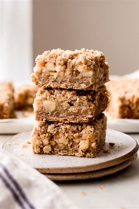 Autumn Apple Crumble Bars Recipe Little Spice Jar