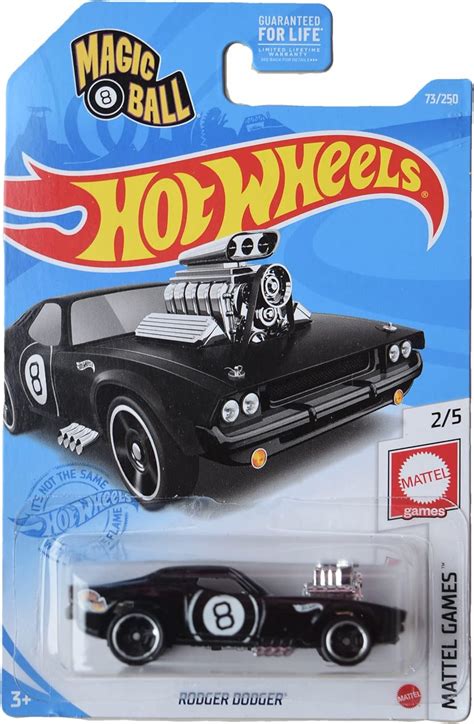 Amazon Hot Wheels Rodger Dodger Mattel Games 2 5 Black Toys Games