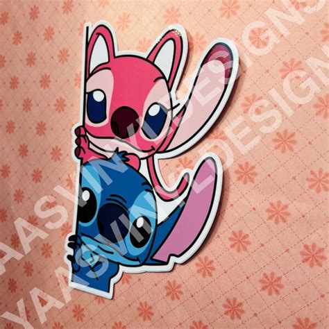 Lilo And Stitch Angel Sticker Etsy