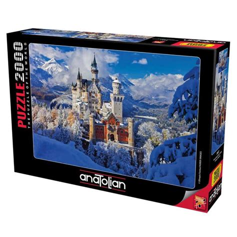 Anatolian Puzzle Neuschwanstein Castle 2000 Parça Puzzle Anatolian Puzzle