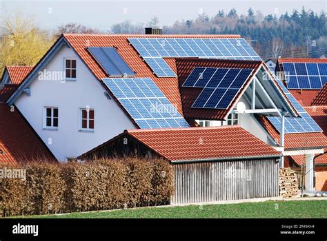 Photovoltaic Electricity Generation With Solar Panels On The Roof