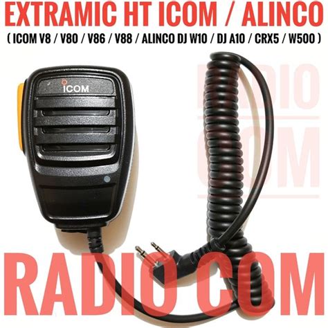 Jual Extra Mic Extramic Ht Icom V V V Alinco Crx Crx W A