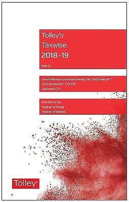 Tolley S Taxwise II 2018 19 By Donald Pearce Crump Erwood Julie Ward