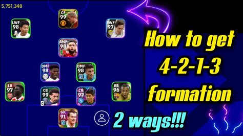 How To Get Formation In Pes Formation Efootball