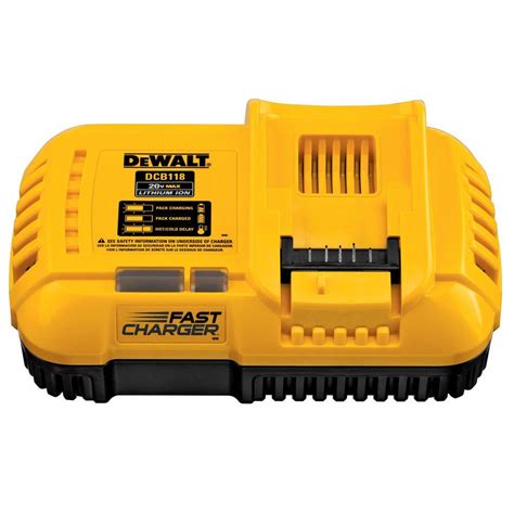 Dewalt 20 Volt Max Lithium Ion Fan Cooled Fast Battery Charger Dcb118