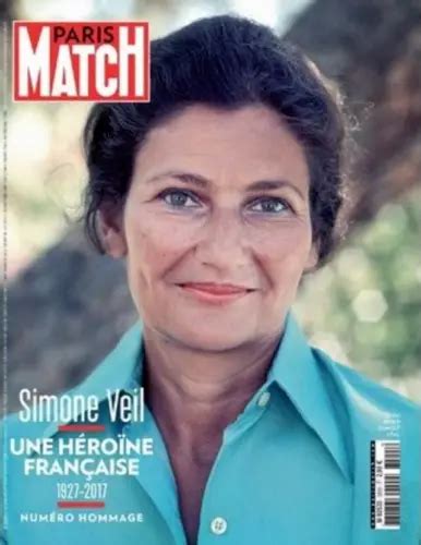 Paris Match N Du Juillet La Mort De Simone Veil Num Ro