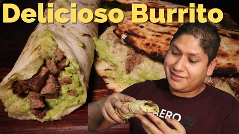 Como preparar un increíble BURRITO NORTEÑO de Carne Asada Salsa Verde