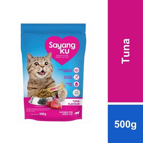 Makanan Kucing Sayangku Premium Cat Food Tuna 500g Shopee Malaysia