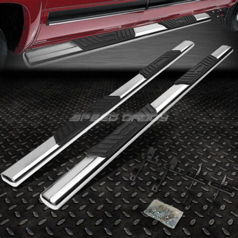 For Ford F Supercrew Cab Chrome Oval Side Step Nerf Bar