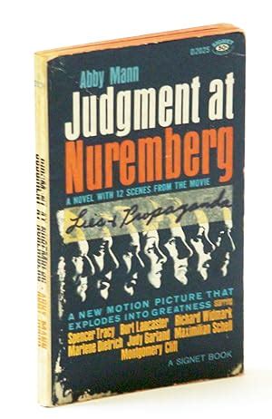 Judgement at Nuremberg - A Novel With 12 (Twelve) Scenes From the Movie ...