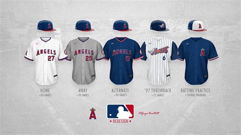 2021 MLB Uniform Redesign Concepts American League On Behance