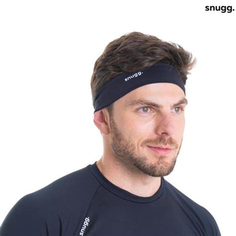 Faixa De Cabelo El Stica Headband Esportiva Prote O Uv Snugg