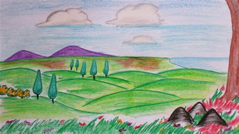 Countryside Drawing at GetDrawings | Free download