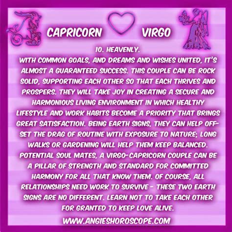 Virgo And Capricorn Compatibility Virgo And Capricorn Compatibility