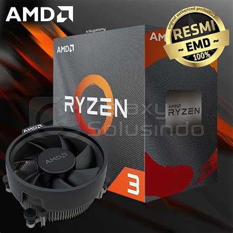 AMD Ryzen 3 4100 AM4 4 Core 8 Thread Processor Lazada Indonesia