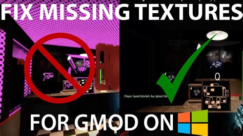 How To Fix Missing Textures On Garrys Mod 2018 100 Guaranteed