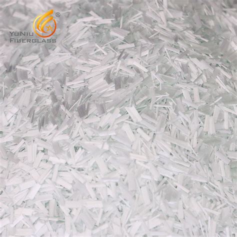 Length Fiberglass Chopped Strand Fiber Glass For PP PP Thermoplastics E