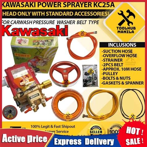 Hot Original Kawasaki Power Sprayer Pressure Washer Kc A Belt Type