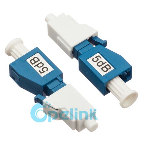 LC Connector Plug In Type Female To Male Fixed Fiber Optic Attenuator