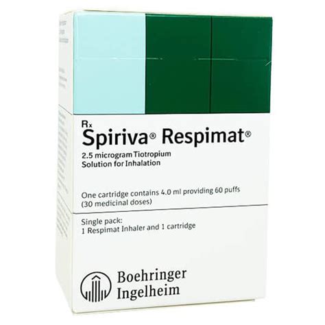 Thuốc Spiriva Respimat Boehringer điều Trị Viêm Phế Quản Mạn 60 Liều