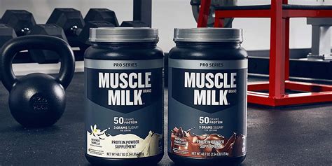 Muscle Milk whey powder with 50-grams of protein per serving: 2.5-lbs ...