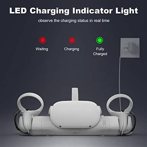 Amvr Upgraded Charging Dock For Meta Oculus Quest Headset Display