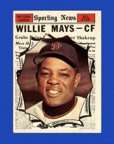 1961 Topps Set Break 579 Willie Mays EX EXMINT GMCARDS EBay