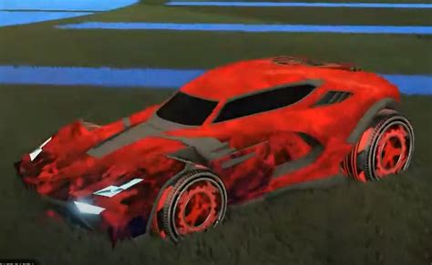 Rocket League Breakout Type S Design With Dissolver Crimson Sprocket