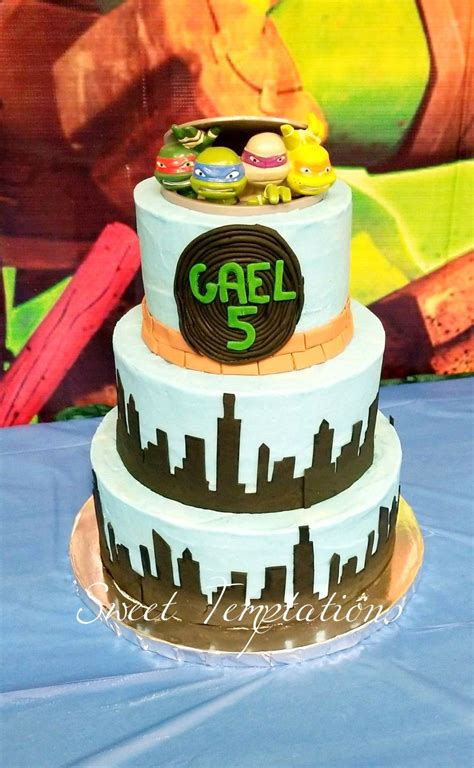 TMNT cake | Tmnt cake, Desserts, Cake