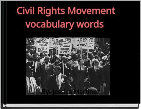 Civil Rights Movement Vocabulary Words Free Stories Online Create