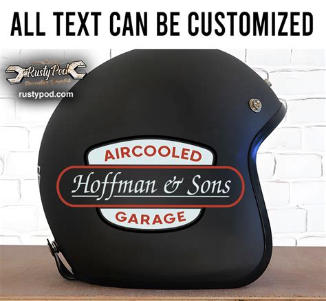 Personalized Aircooled Garage Hot Rod Sticker 11987 Rustypod Store