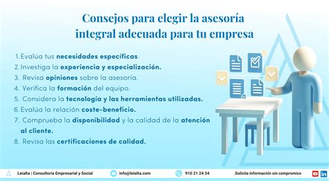 Consejos Para Elegir La Asesoría Integral Adecuada Para Empresa