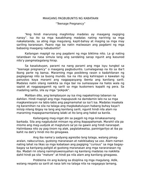 Filipino Talumpati Docx Talumpati Tungkol Sa Kahalagahan Ng Pamilya