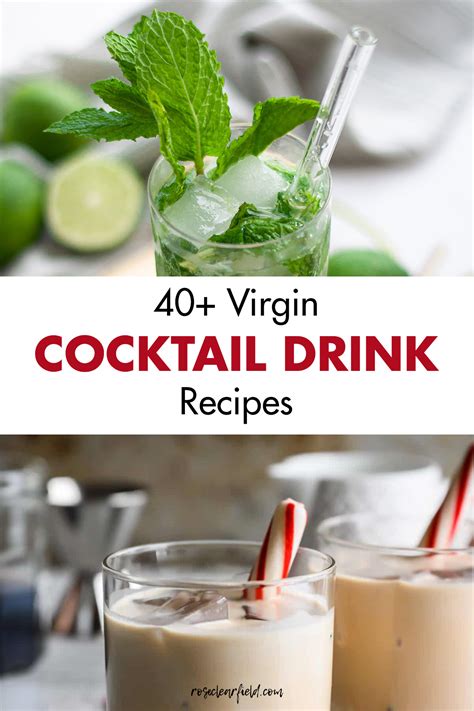 44 Non Alcoholic Cocktail Drink Recipes • Rose Clearfield