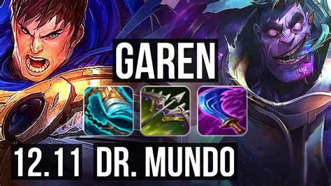 Garen Vs Mundo Top Rank Garen Legendary Euw Challenger